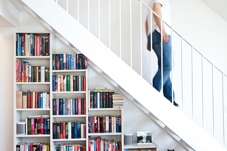 Wohnungsumbau mit Stahltreppe in Düsseldorf Grafenberg